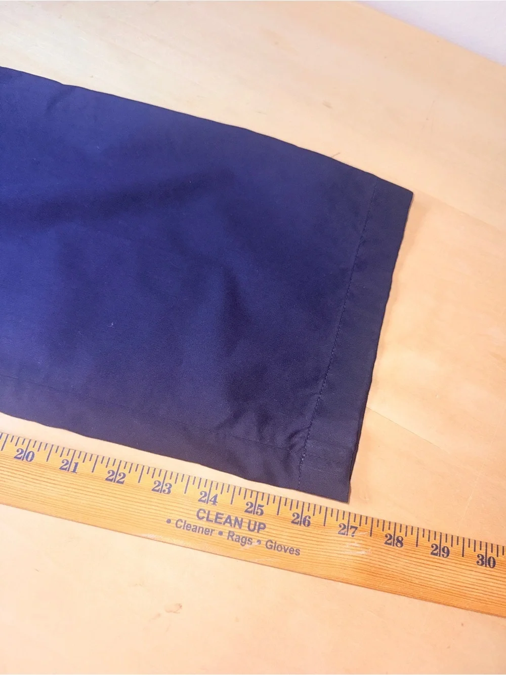 COS Navy Blue  Elastic Waist Cotton Blend Light Weight Trousers - 10